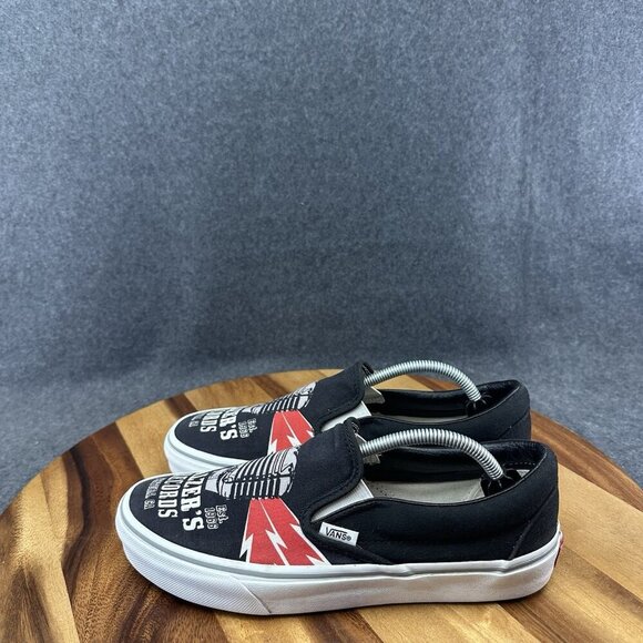 Vans Salzer's Records Ventura CA Foot the Bill Custom X You Slip On Mens 7 - Picture 5 of 16